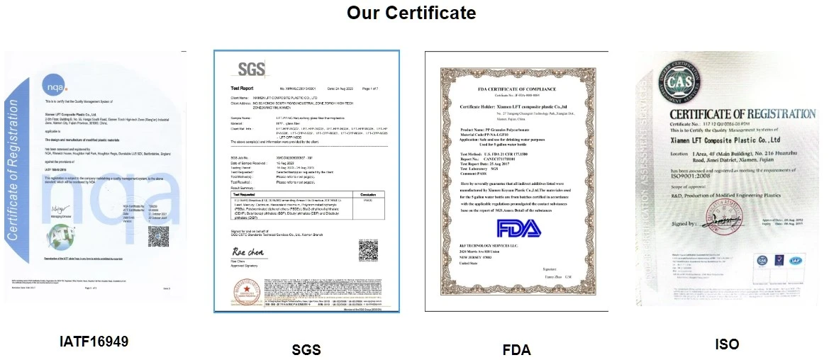 Our LFT-G ISO EMS certificates LFT-G ISO EMS certificates